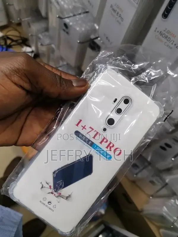 Oneplus 7T Pro Case Cover Clear Shockproof Soft TPU Silicone
