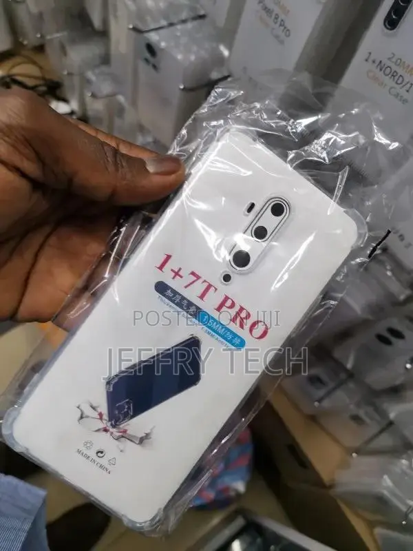 Oneplus 7T Pro Case Cover Clear Shockproof Soft TPU Silicone