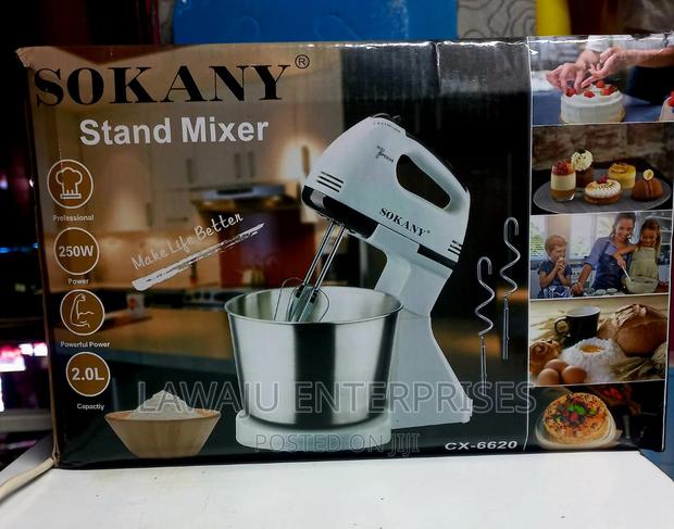 2.0ltrs -250 Watts Sokany Hand Mixer With Bowl