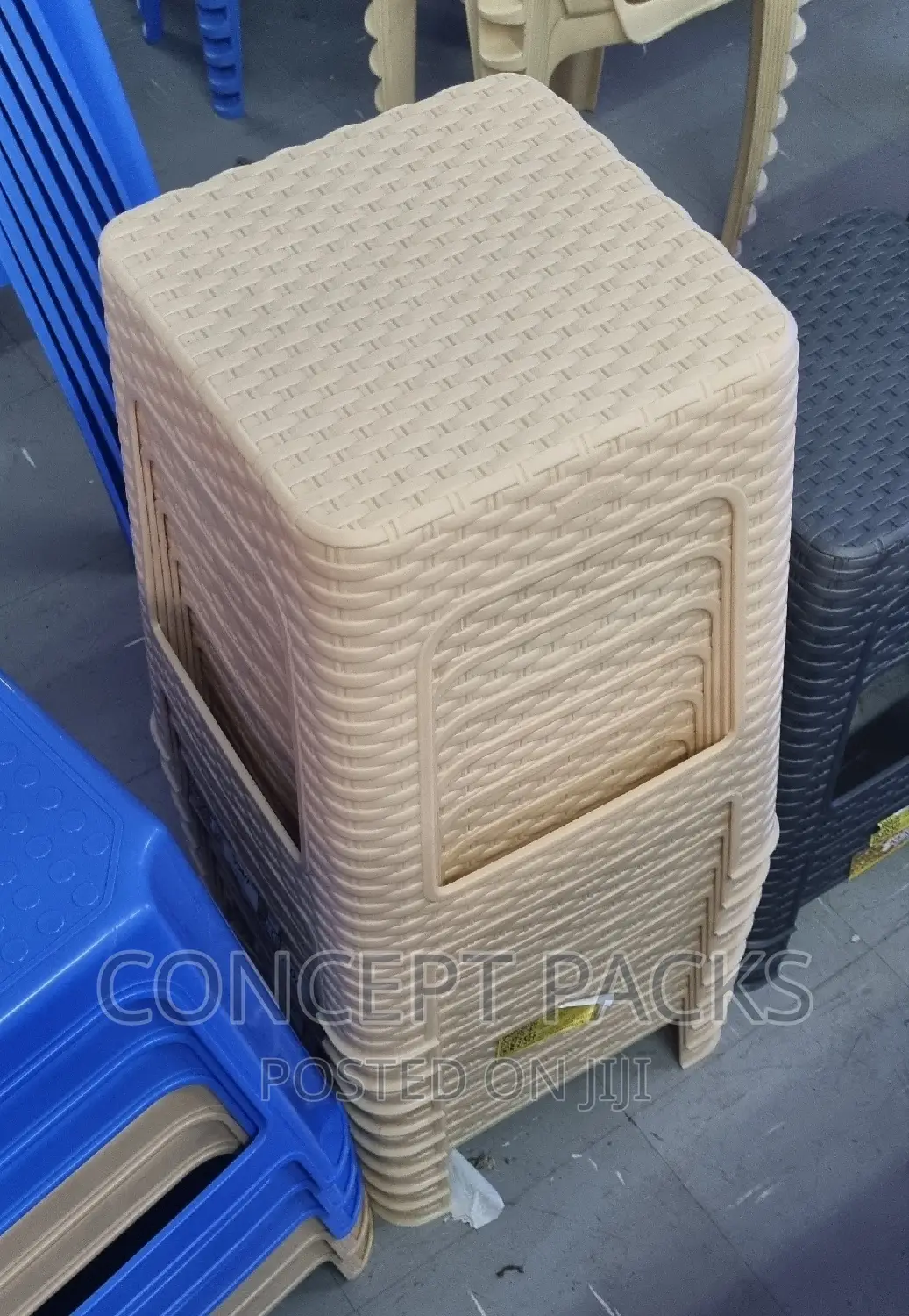 Plastic Ken Stools.