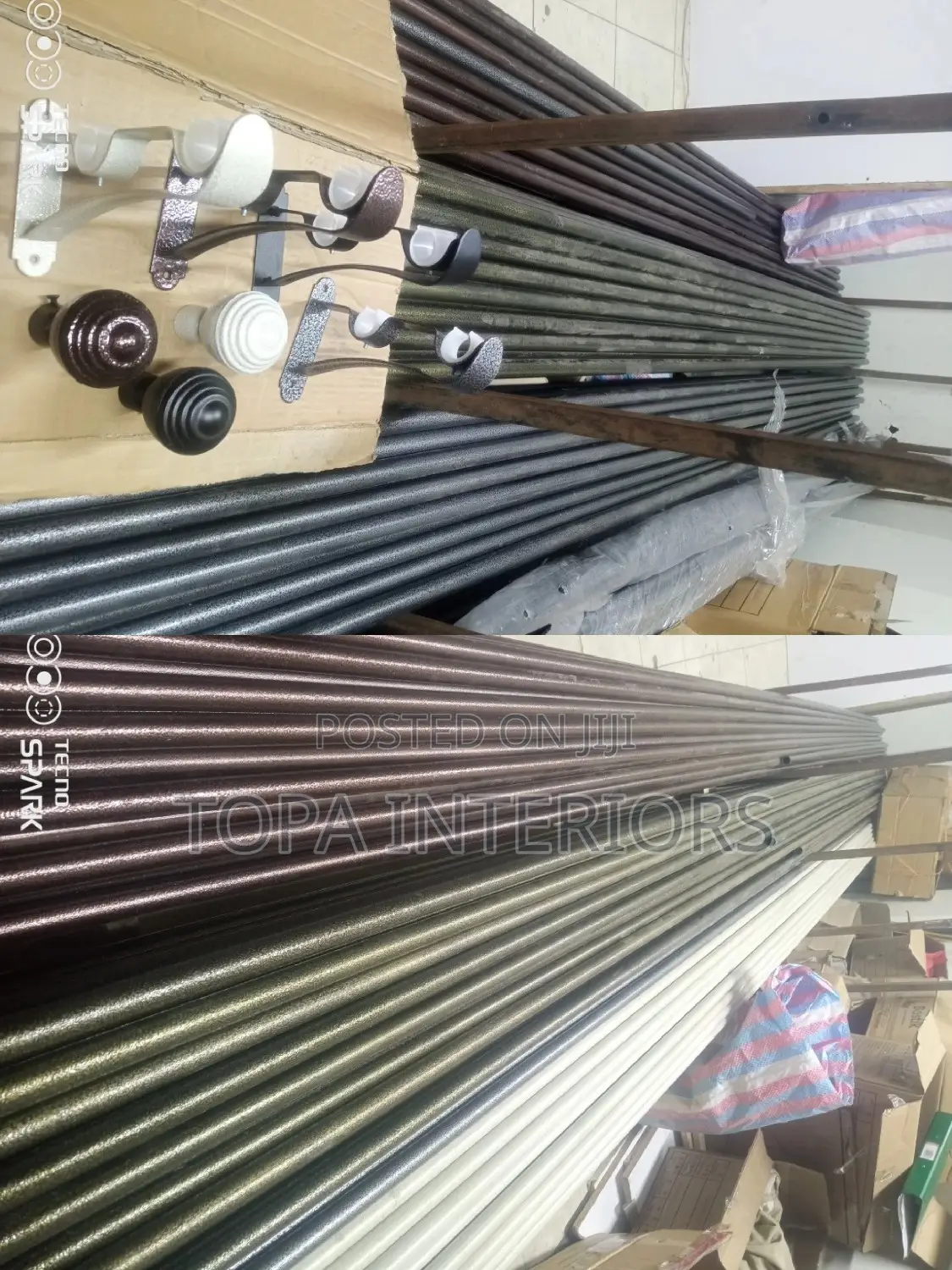 Durable Locally Fabricated 6m Long Jua Kali Curtain Rods