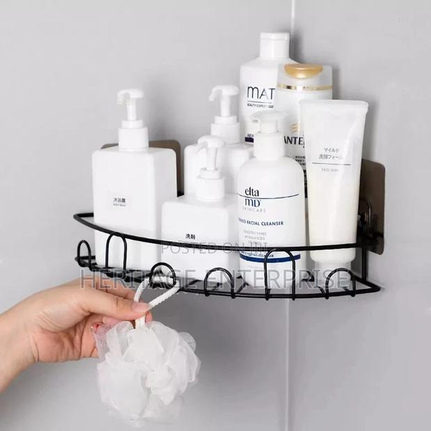 Bathroom Organizer, Storage Bracket Each . *Black * - main view