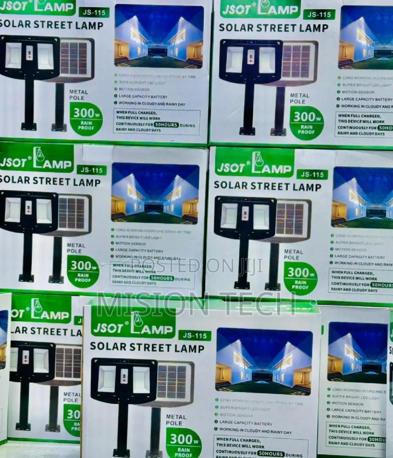 Chargeable Solar Street Lights