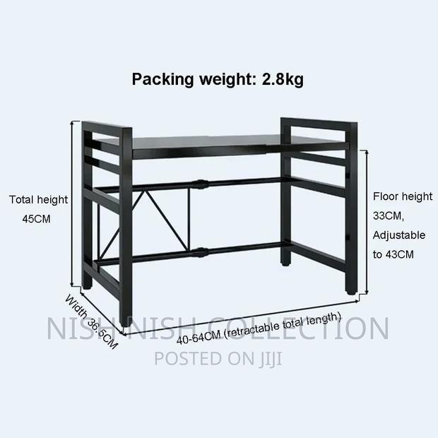 Single Layer Microwave Stand - thumbnail 3
