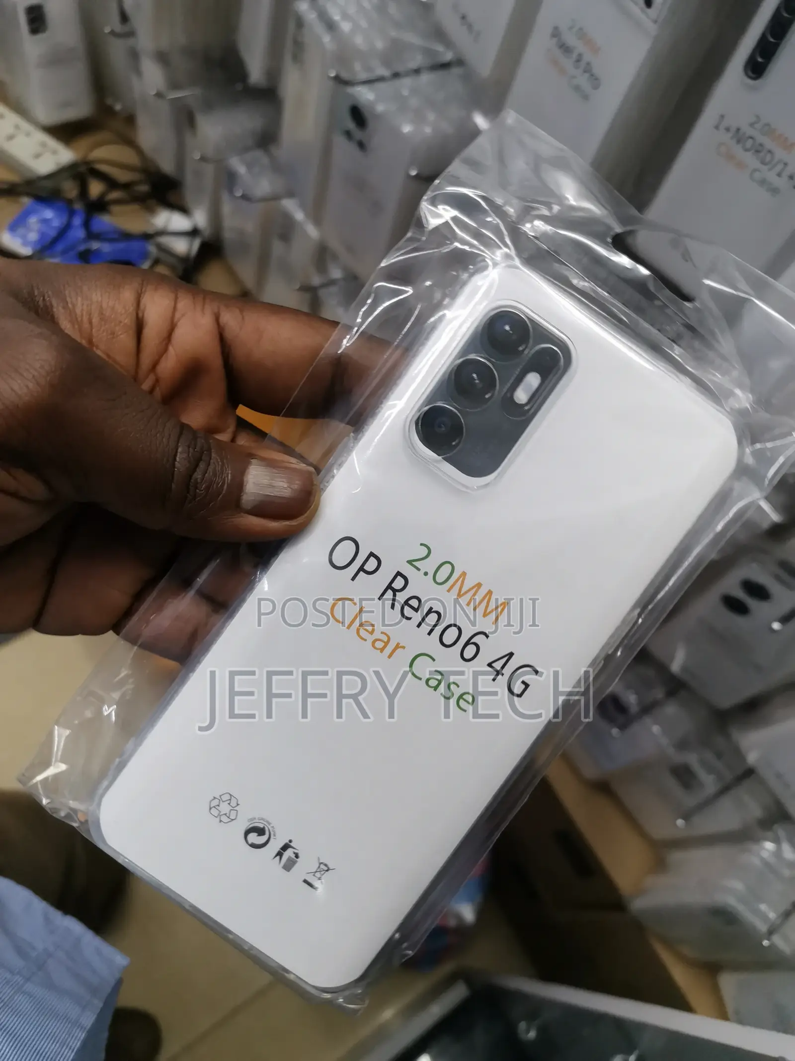 Back Cover for OPPO Reno 6 4G - Transparent