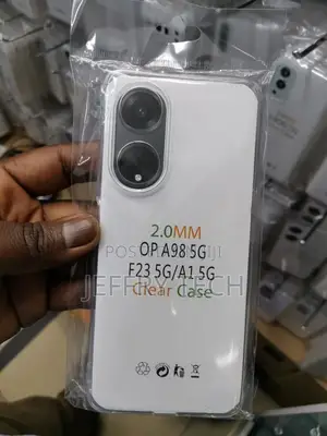 (Oppo A98 5G) Clear Silicone Soft Flexible TPU Rubber Clear