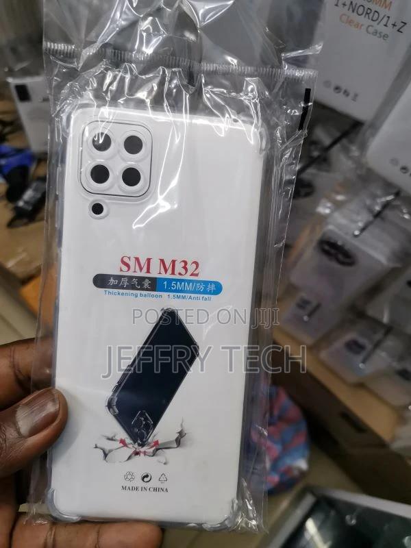 Back Defender Anti Shock Case for Samsung Galaxy M32 - Clear