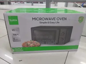 Synix 20litres Manual Microwave Black