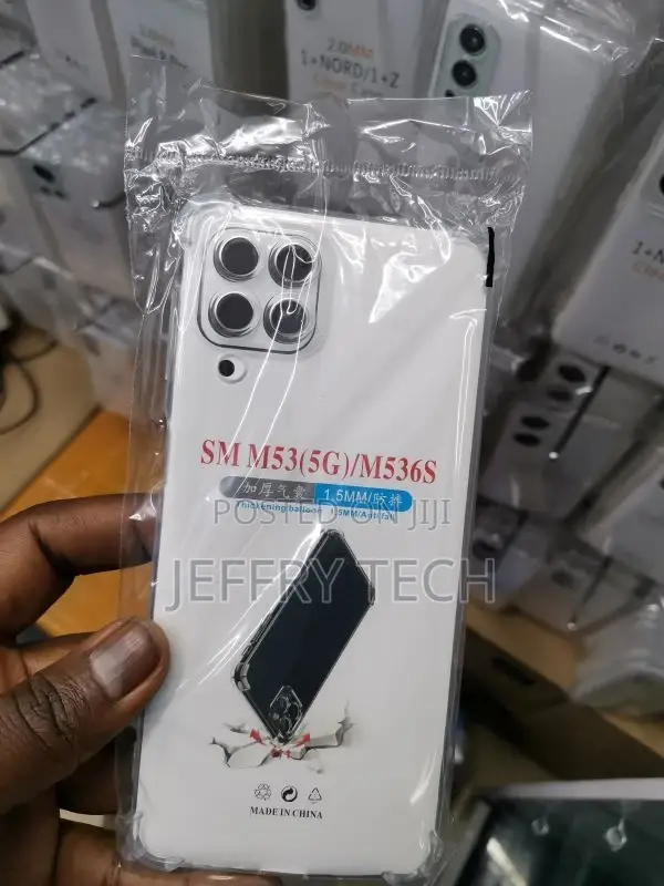Back Defender Anti Shock Case for Samsung Galaxy M53 - Clear