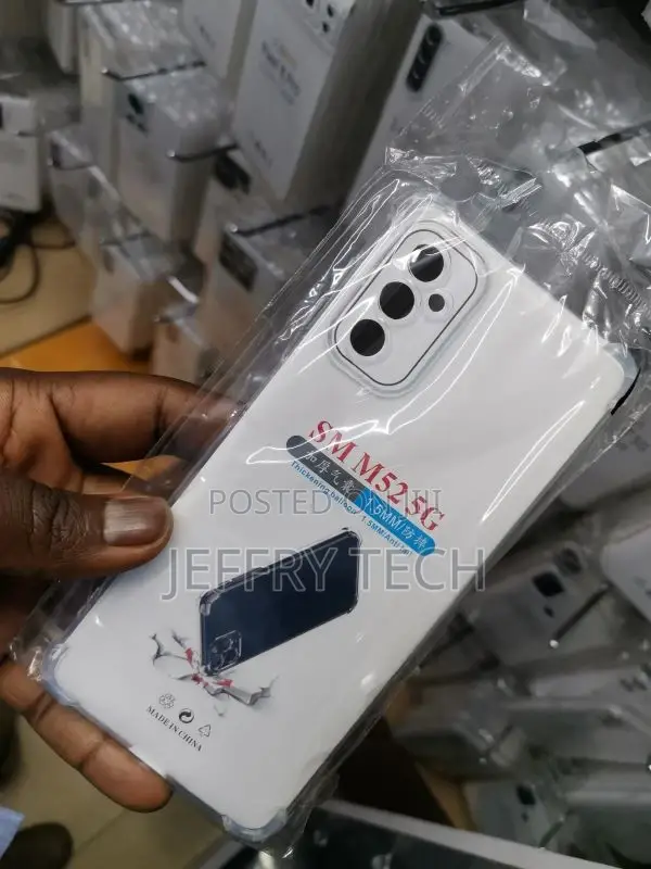 Back Defender Anti Shock Case for Samsung Galaxy M52 Clear