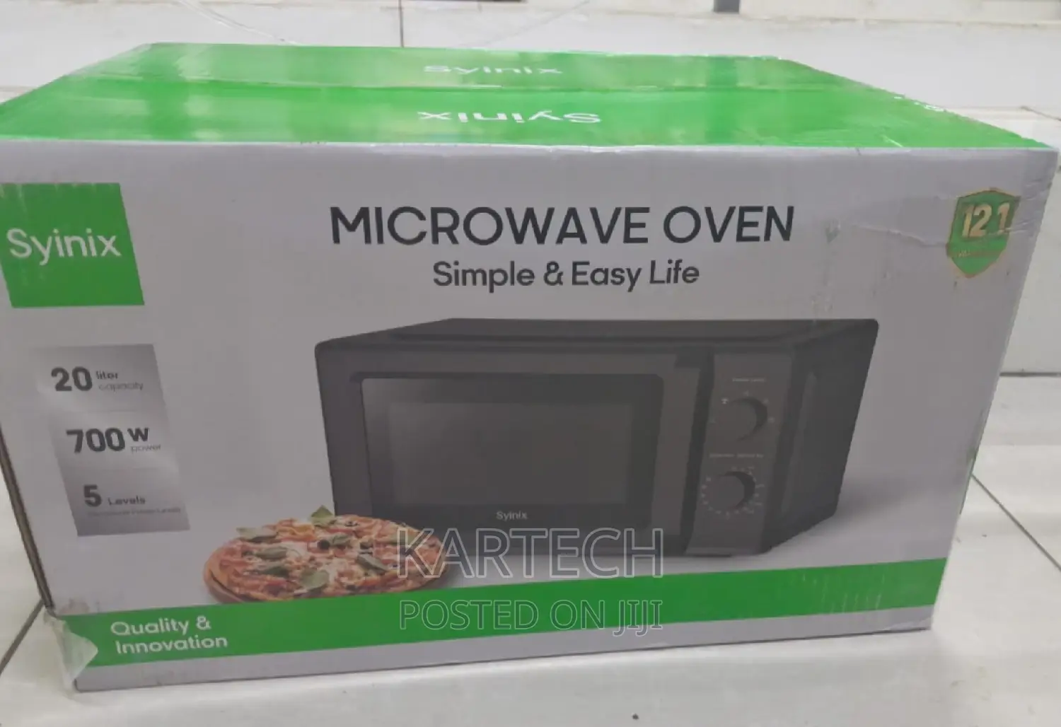 20 LTRS Synix Manual Microwave Oven