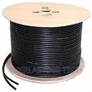 RG59 Generic Coaxial Cable for CCTV Camera (300m, Black)