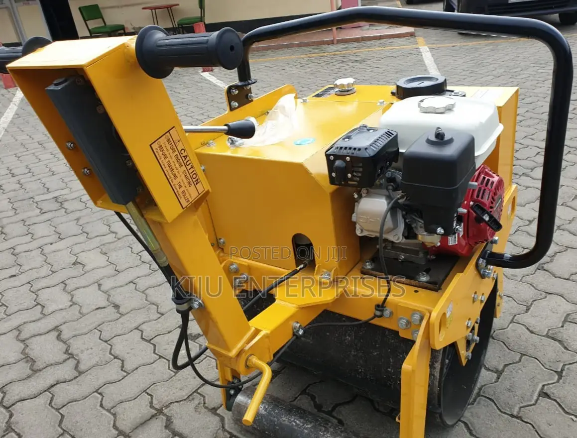 Single Drum Roller Machine Honda Engine