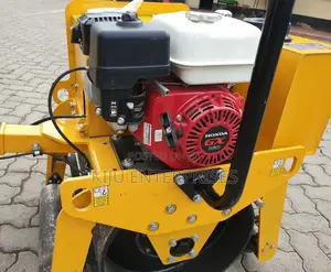 Single Drum Roller Machine Honda Engine