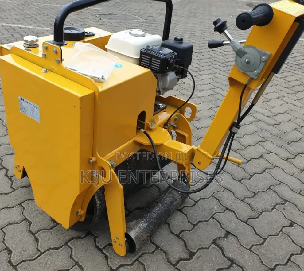 Single Drum Roller Machine Honda Engine