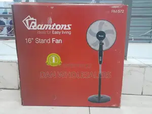 Ramtons RM/572 Stand Fan 16 Inch + Timer 5 Blade