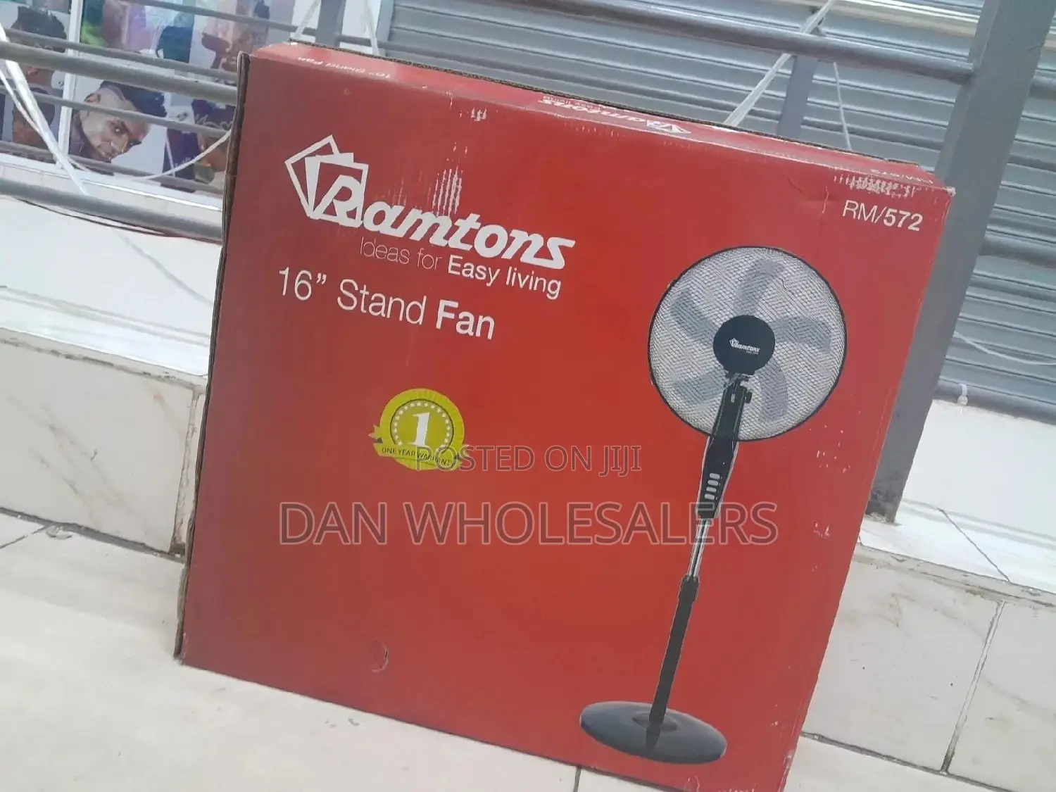 Ramtons RM/572 Ramtons Stand Fan 16 Inch +5 Blade