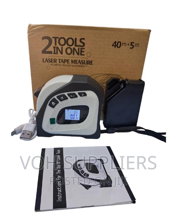 Digital Laser Tape Measure 2 in 1 40m +5m - main view