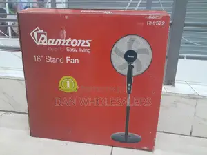 RM/572 Ramtons Stand Fan 16" + Timer 5 Blade