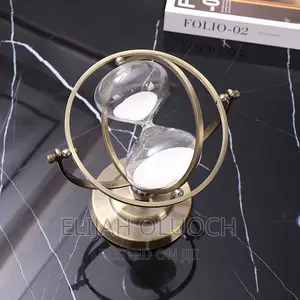 360•Rotating Glass Hour Timer/Decor
