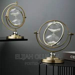 360•Rotating Glass Hour Timer/Decor