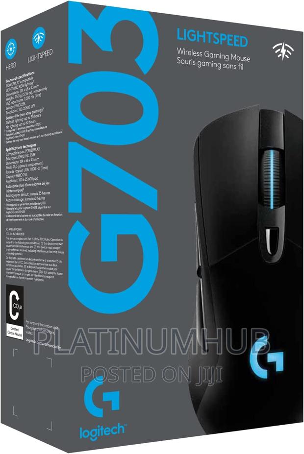 Logitech G703 Wireless Gaming Mouse Y6v - main view