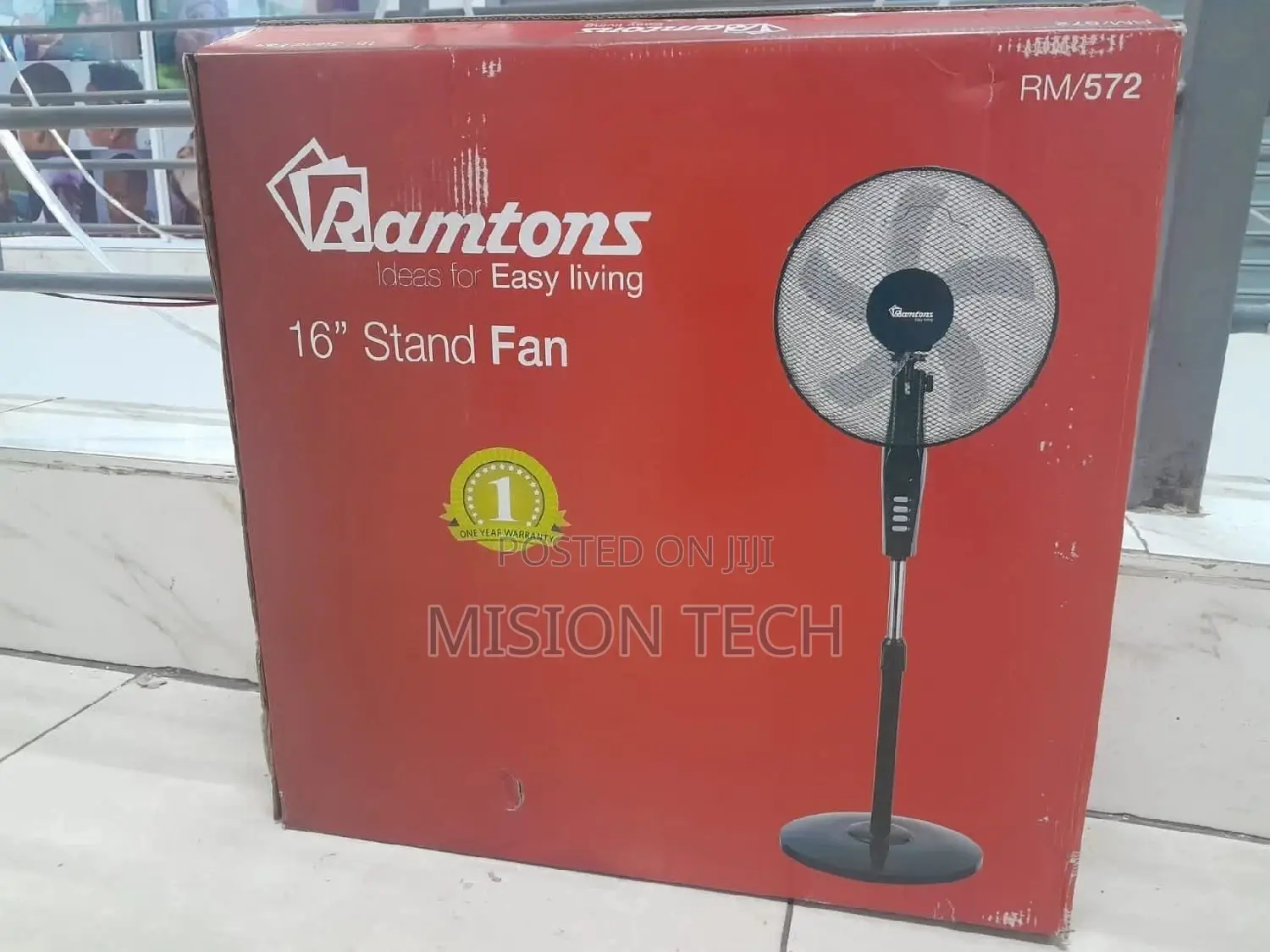 Ramptons Brand New 16 Inches Standing Fan
