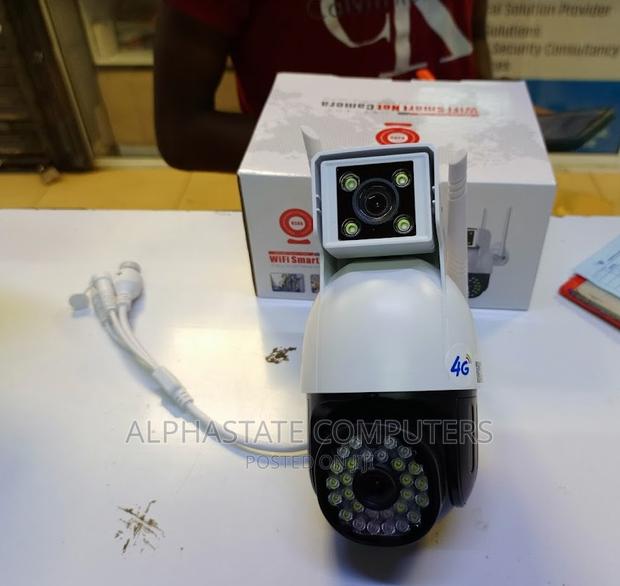 4G Smart Home Wireless Dual Lens Outdoor Simcard CCTV