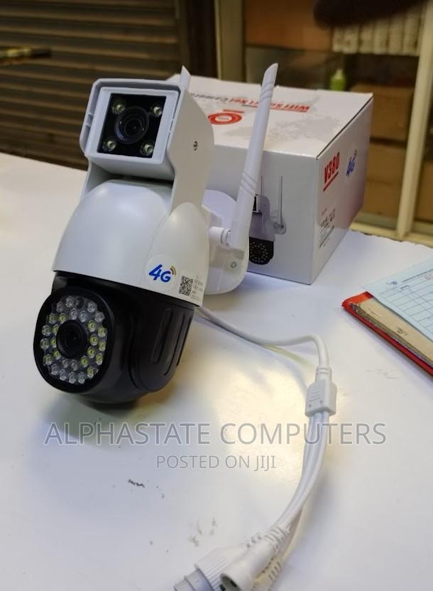 4G Dual Lens Camera Smart Home Wireless Dual Lens Outdoor