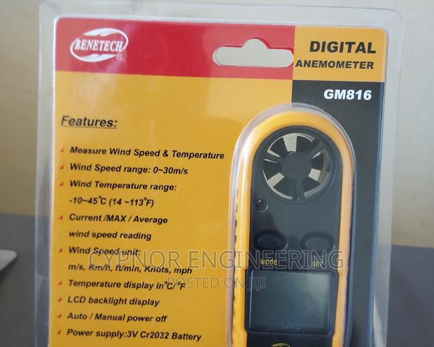 Digital Anemometer for Weather Station - main view