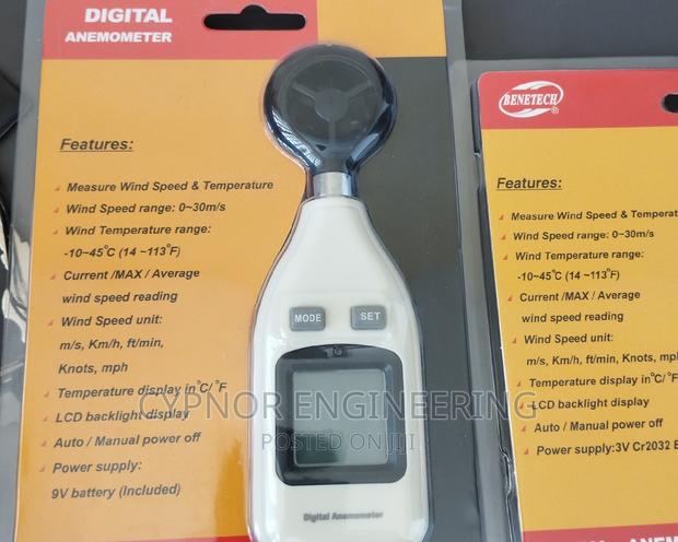 Digital Wind Speed Anemometer for Weather Station - main view