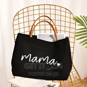Mama Tote Bag Material: Canvas
