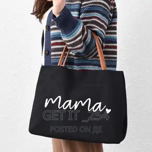 Mama Tote Bag Material: Canvas
