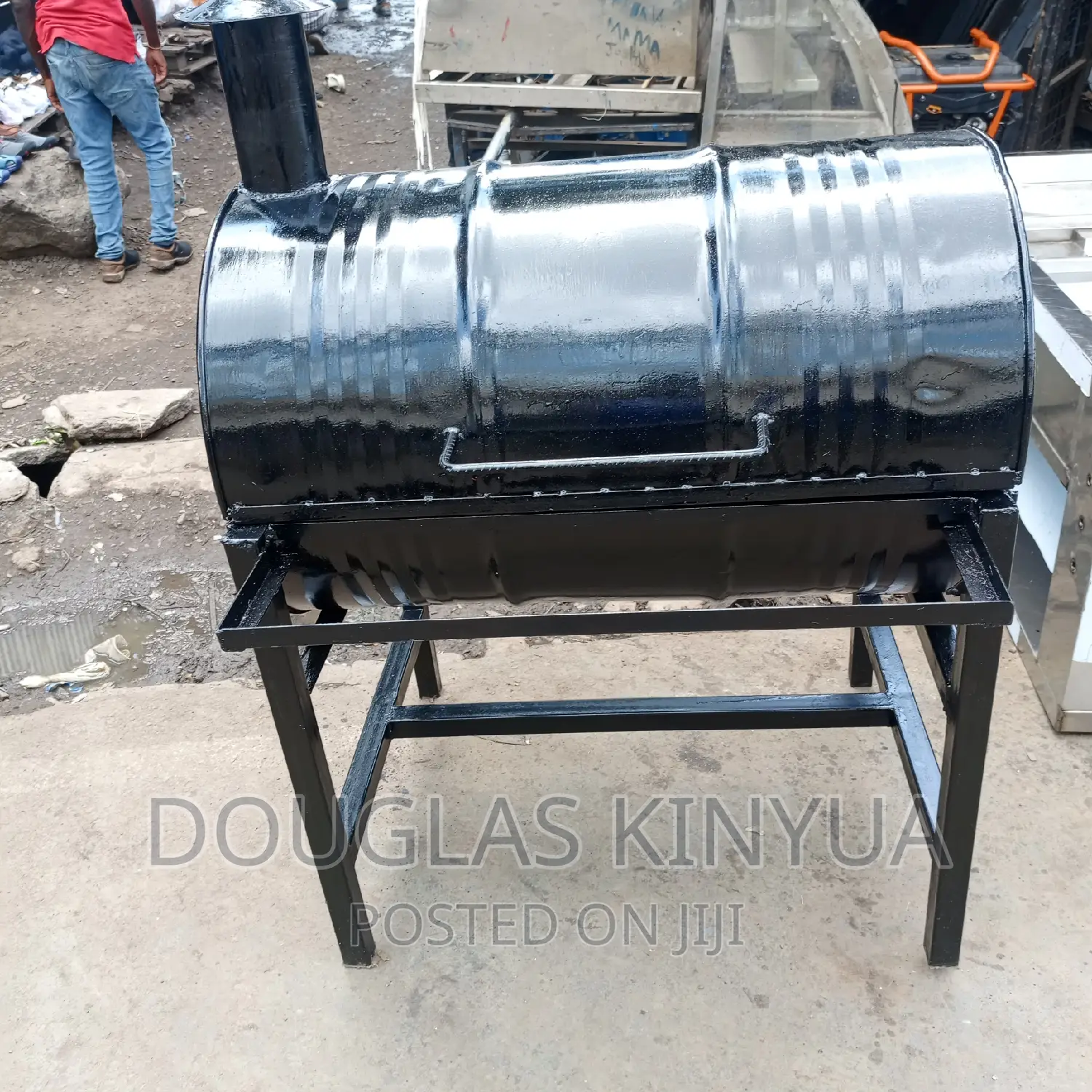 Mild Steel Commercial Charcoal Choma Grill.