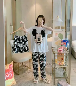 *Ladies' Cute Pajama Set*
*Consists Of* 
 Trouser
 Short