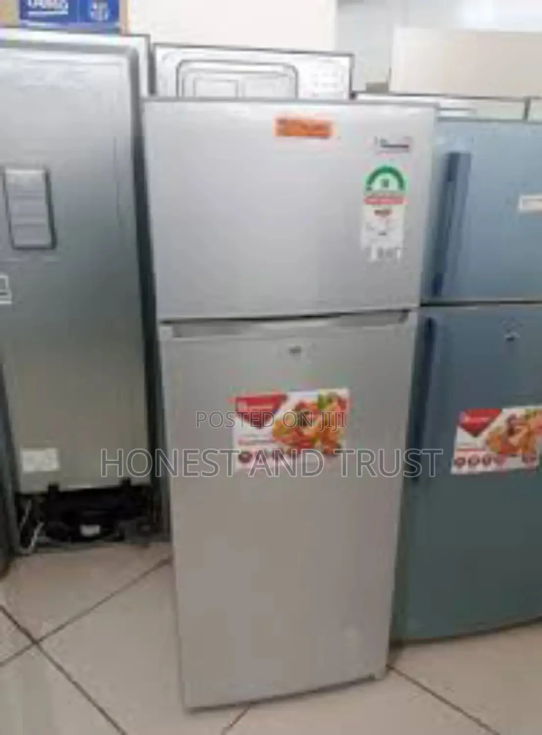 Ramtons 213 Liters 2 Door Direct Cool Fridge, Silver