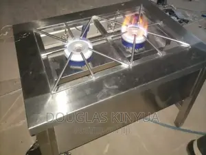 Gas Cooker Stainless Steel Two Burner ( Commercial).