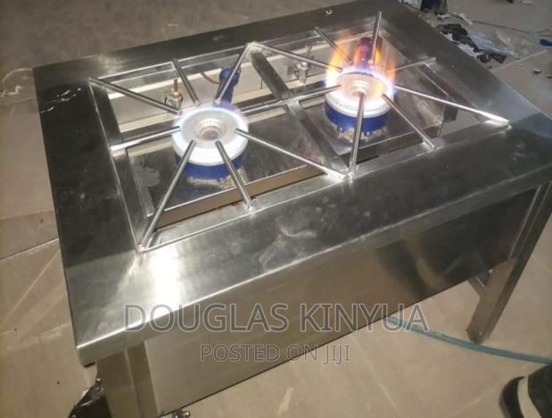 Gas Cooker Stainless Steel Two Burner ( Commercial).