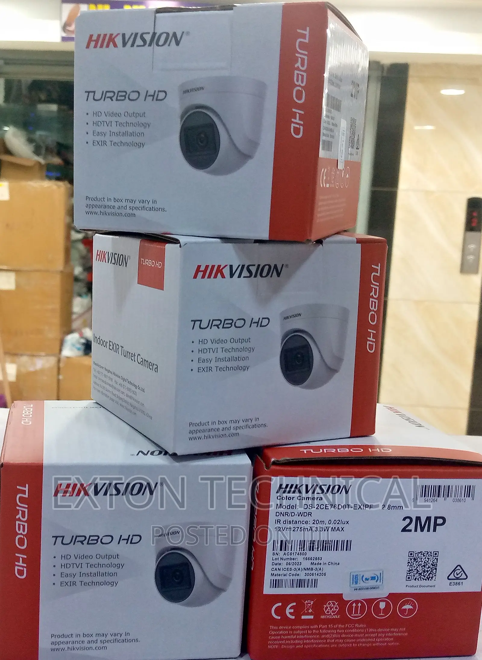 Hikvision 1080p 2MP Turbo HD Dome Camera 2.8mm