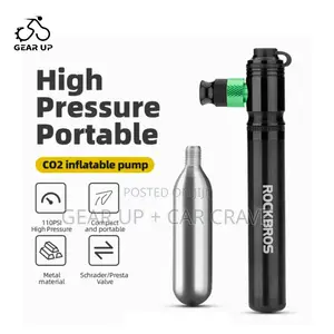 Bicycle Cycling Co2 Carbon Dioxide Catridge Portable Pump