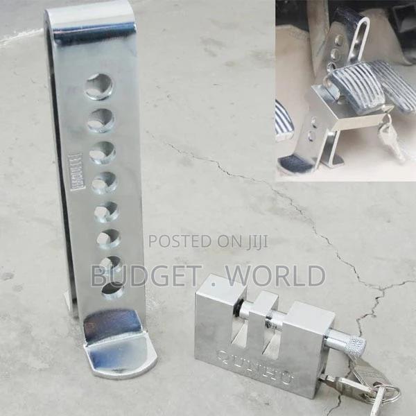 Anti -Theft Car Brake Pedal Lock- (Hardened Steel, Stainless
