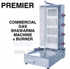 Premier Commercial Gas Shawarma Machine 4 Burner