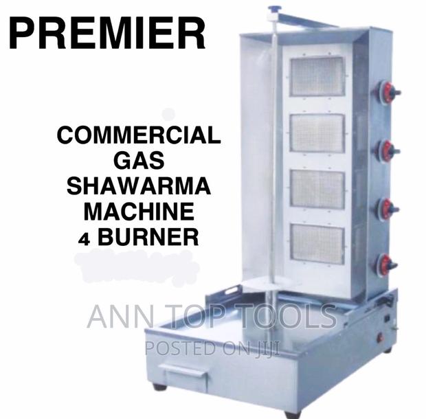 Premier Commercial Gas Shawarma Machine 4 Burner
