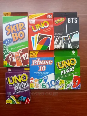 6 in 1 Uno Card Game Series