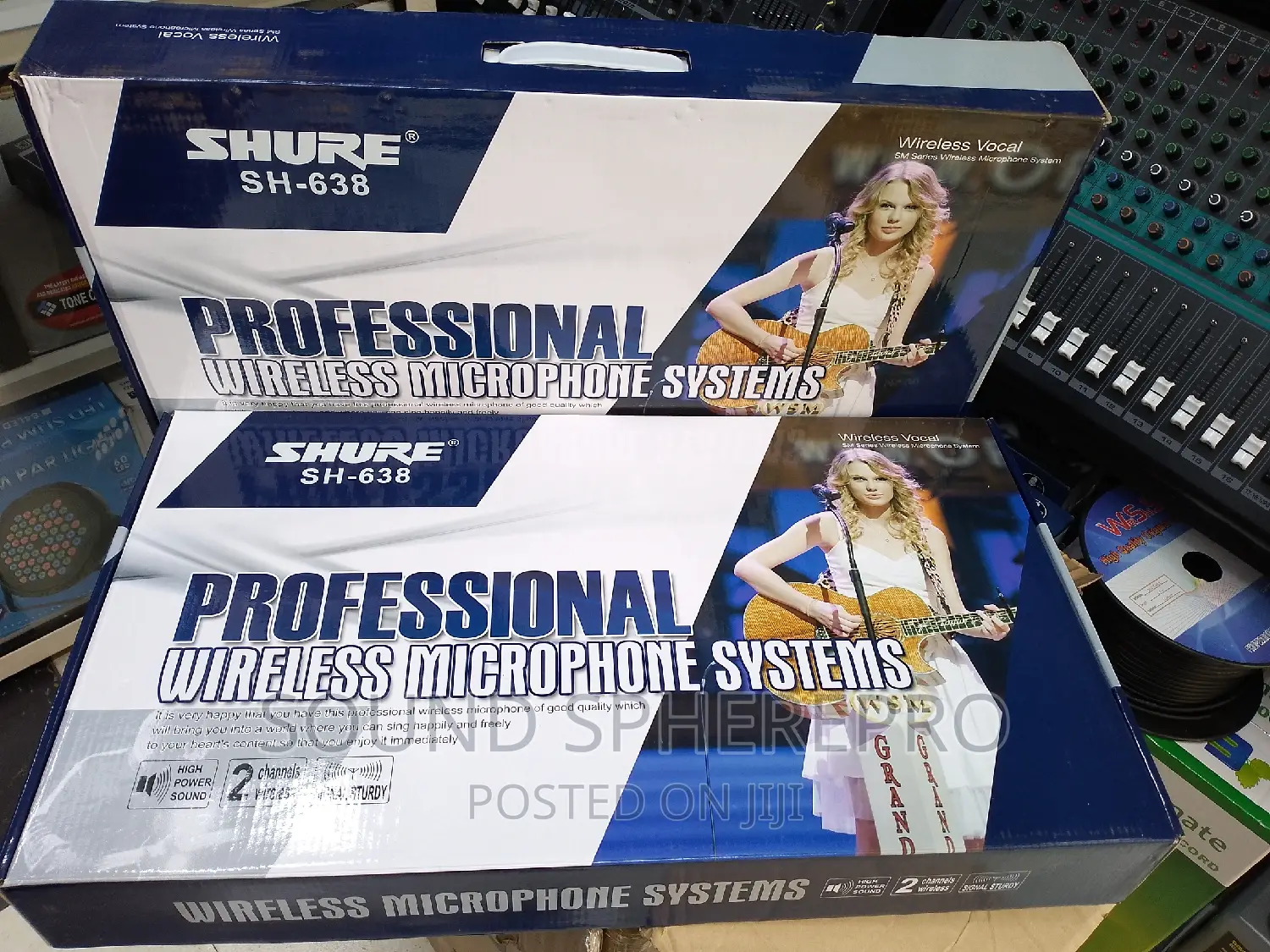 Shure Sh-638 2in1 Wireless Microphone