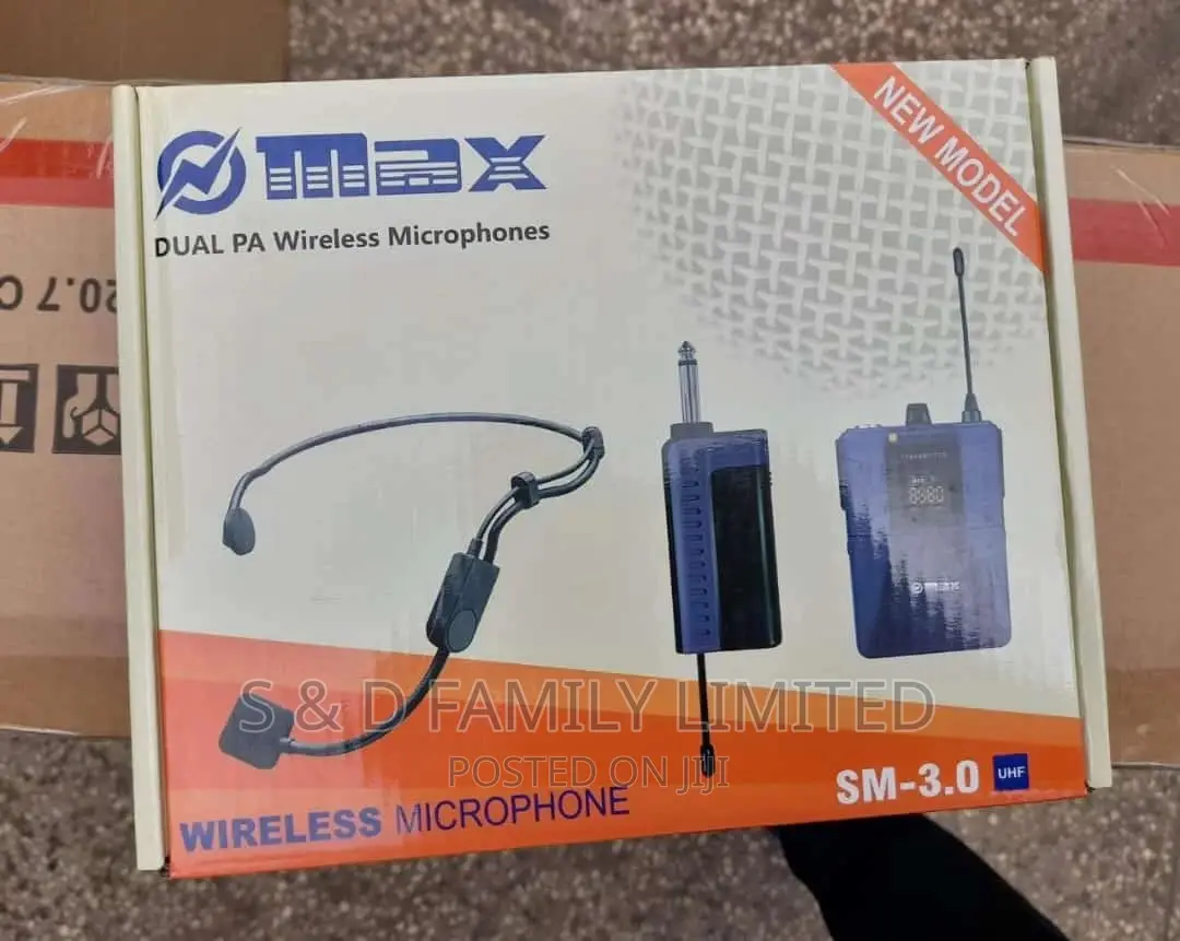 Omax Headrest Wireless Microphone 3.0