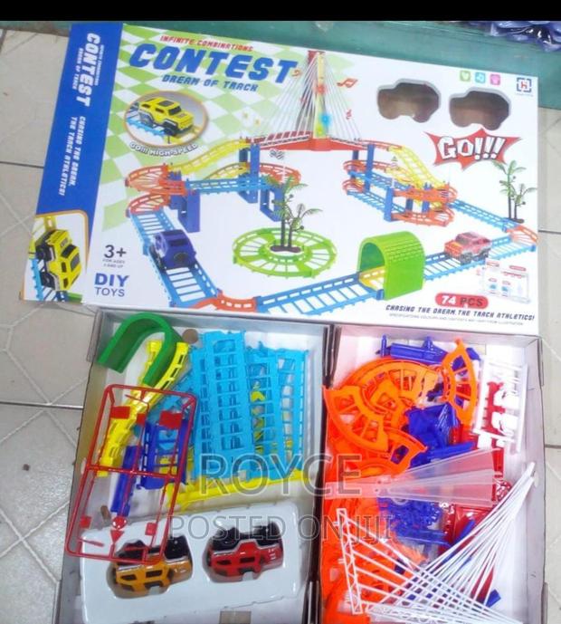 Car Racing Track Toy- 74pcs