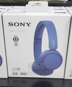 Sony CH 520 Blue Wireless Headphone Original - thumbnail 2