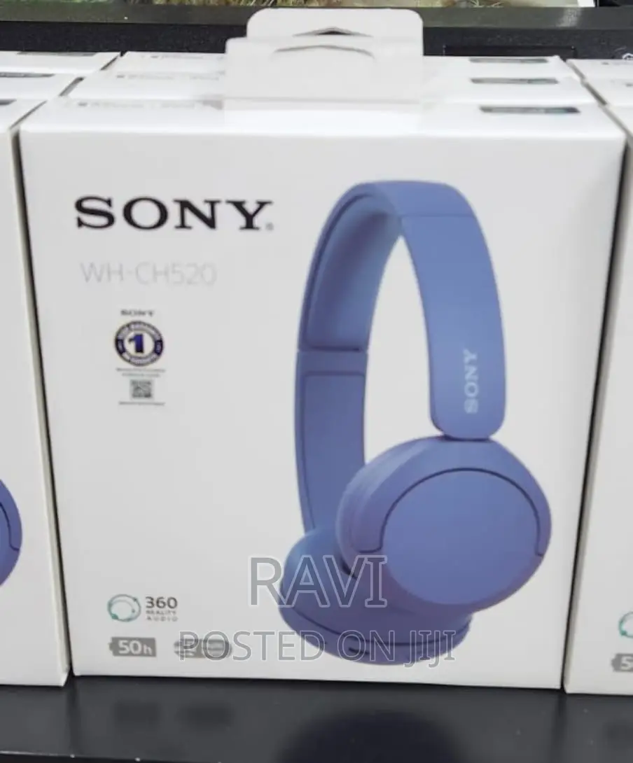 Sony CH 520 Blue Wireless Headphone Original