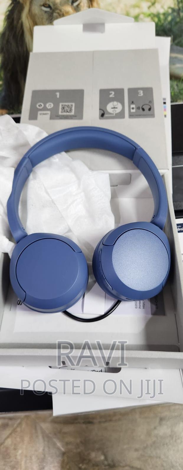 Sony CH 520 Blue Wireless Headphone Original - thumbnail 3